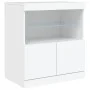 Aparador con luces LED blanco 142,5x37x67 cm de , Aparadores - Ref: Foro24-3209065, Precio: 198,27 €, Descuento: %