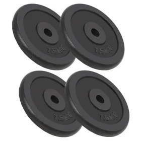 Discos de pesas de hierro fundido 4 uds 4x7,5 kg de vidaXL, Peso libre - Ref: Foro24-91393, Precio: 124,25 €, Descuento: %
