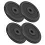 Discos de pesas de hierro fundido 4 uds 4x7,5 kg de vidaXL, Peso libre - Ref: Foro24-91393, Precio: 126,83 €, Descuento: %
