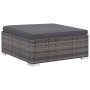 Set de muebles de jardín 6 pzas y cojines ratán sintético gris de vidaXL, Conjuntos de jardín - Ref: Foro24-44425, Precio: 45...