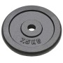 Discos de pesas de hierro fundido 4 uds 4x7,5 kg de vidaXL, Peso libre - Ref: Foro24-91393, Precio: 126,83 €, Descuento: %
