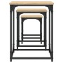 Mesas de centro apilables 3 pzas madera ingeniería roble Sonoma de , Mesas de centro - Ref: Foro24-838924, Precio: 49,03 €, D...