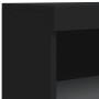 Aparadores con luces LED 3 piezas madera de ingeniería negro de , Aparadores - Ref: Foro24-3209129, Precio: 205,82 €, Descuen...