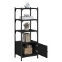 Librería de 3 estantes madera ingeniería negro 41x30x109,5 cm de , Librerías y estanterías - Ref: Foro24-838998, Precio: 49,7...