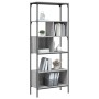 Librería 5 estantes madera ingeniería gris Sonoma 76x33x188,5cm de , Librerías y estanterías - Ref: Foro24-839006, Precio: 76...