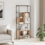 Librería 5 estantes madera de ingeniería roble 76x33x188,5 cm de , Librerías y estanterías - Ref: Foro24-839004, Precio: 92,3...
