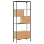 Librería 5 estantes madera de ingeniería roble 76x33x188,5 cm de , Librerías y estanterías - Ref: Foro24-839004, Precio: 92,3...