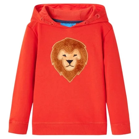 Sudadera infantil con capucha rojo 104 de , Camisetas para niños - Ref: Foro24-13320, Precio: 12,74 €, Descuento: %
