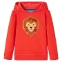 Sudadera infantil con capucha rojo 128 de , Camisetas para niños - Ref: Foro24-13322, Precio: 12,74 €, Descuento: %