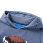 Sudadera infantil con capucha azul melange 140 de , Camisetas para niños - Ref: Foro24-13018, Precio: 15,49 €, Descuento: %