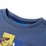 Camiseta infantil de manga larga azul mélange 128 de , Camisetas para niños - Ref: Foro24-12992, Precio: 8,30 €, Descuento: %