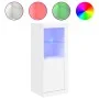 Aparador con luces LED blanco 41x37x100 cm de , Aparadores - Ref: Foro24-836644, Precio: 89,70 €, Descuento: %