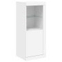 Aparador con luces LED blanco 41x37x100 cm de , Aparadores - Ref: Foro24-836644, Precio: 93,93 €, Descuento: %