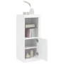 Aparador con luces LED blanco 41x37x100 cm de , Aparadores - Ref: Foro24-836644, Precio: 89,70 €, Descuento: %