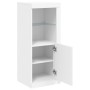 Aparador con luces LED blanco 41x37x100 cm de , Aparadores - Ref: Foro24-836644, Precio: 93,93 €, Descuento: %