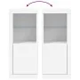 Aparador con luces LED blanco 41x37x100 cm de , Aparadores - Ref: Foro24-836644, Precio: 89,70 €, Descuento: %