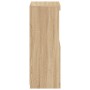 Aparador con luces LED roble Sonoma 41x37x100 cm de , Aparadores - Ref: Foro24-836646, Precio: 74,37 €, Descuento: %
