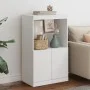 Sideboard mit weißen LED-Lichtern 60,5x37x100 cm von , Sideboards - Ref: Foro24-836665, Preis: 76,17 €, Rabatt: %