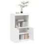 Aparador con luces LED blanco 60,5x37x100 cm de , Aparadores - Ref: Foro24-836665, Precio: 76,17 €, Descuento: %
