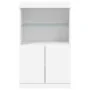 Aparador con luces LED blanco 60,5x37x100 cm de , Aparadores - Ref: Foro24-836665, Precio: 76,17 €, Descuento: %