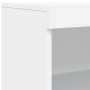 Aparador con luces LED blanco 60,5x37x100 cm de , Aparadores - Ref: Foro24-836665, Precio: 79,36 €, Descuento: %