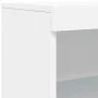 Aparador con luces LED blanco 60,5x37x100 cm de , Aparadores - Ref: Foro24-836665, Precio: 76,17 €, Descuento: %