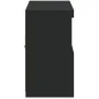 Aparador con luces LED negro 81x37x67 cm de , Aparadores - Ref: Foro24-836659, Precio: 87,82 €, Descuento: %