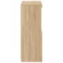 Aparador con luces LED roble Sonoma 60,5x37x100 cm de , Aparadores - Ref: Foro24-836667, Precio: 74,44 €, Descuento: %