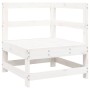 Juego de muebles de jardín 4 pzas madera maciza de pino blanco de , Conjuntos de jardín - Ref: Foro24-3186495, Precio: 290,58...