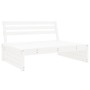 Juego de muebles de jardín 6 piezas madera maciza pino blanco de , Conjuntos de jardín - Ref: Foro24-3186642, Precio: 654,85 ...