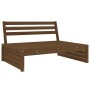 Juego de sofás de jardín 5 pzas madera maciza pino marrón miel de , Conjuntos de jardín - Ref: Foro24-3186637, Precio: 547,17...