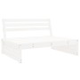 Juego de muebles de jardín 2 piezas madera maciza pino blanco de , Conjuntos de jardín - Ref: Foro24-3186621, Precio: 216,52 ...