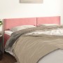 Cabeceros 2 unidades de terciopelo rosa 100x5x78/88 cm de , Cabeceros y pies de cama - Ref: Foro24-346003, Precio: 49,68 €, D...