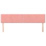 Cabeceros 2 unidades de terciopelo rosa 100x5x78/88 cm de , Cabeceros y pies de cama - Ref: Foro24-346003, Precio: 49,68 €, D...