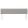 Cabeceros 2 unidades de tela gris claro 90x5x78/88 cm de , Cabeceros y pies de cama - Ref: Foro24-345964, Precio: 35,92 €, De...