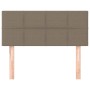 Cabecero de tela gris taupe 80x5x78/88 cm de , Cabeceros y pies de cama - Ref: Foro24-346008, Precio: 34,68 €, Descuento: %