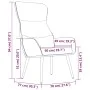 Sillón de relax con reposapiés tela gris claro de , Sillones - Ref: Foro24-3097429, Precio: 118,42 €, Descuento: %