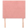 Cabeceros 2 unidades de terciopelo rosa 80x5x78/88 cm de , Cabeceros y pies de cama - Ref: Foro24-3116227, Precio: 54,47 €, D...