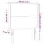 Cabeceros 2 unidades de terciopelo rosa 80x5x78/88 cm de , Cabeceros y pies de cama - Ref: Foro24-3116227, Precio: 54,47 €, D...
