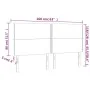 Headboards 4 units of light gray velvet 80x5x78/88 cm by , Headboards and footboards - Ref: Foro24-3116246, Price: 92,98 €, D...
