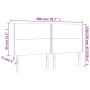 Cabeceros 4 unidades de tela color crema 100x5x78/88 cm de , Cabeceros y pies de cama - Ref: Foro24-3116219, Precio: 93,09 €,...
