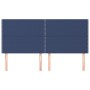 Cabeceros 4 unidades de tela azul 90x5x78/88 cm de , Cabeceros y pies de cama - Ref: Foro24-3116212, Precio: 88,84 €, Descuen...