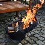Esschert Design Brasero inclinado acero negro FF402 de Esschert Design, Chimeneas - Ref: Foro24-422496, Precio: 109,99 €, Des...