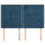 Kopfteile 4 Einheiten dunkelblauer Samt 72x5x78/88 cm von , Kopf- und Fußteile - Ref: Foro24-3116244, Preis: 100,15 €, Rabatt: %