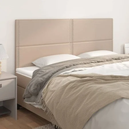 Kopfteile 4 Einheiten Cappuccino-Kunstleder 90x5x78/88 cm von , Kopf- und Fußteile - Ref: Foro24-3116299, Preis: 109,66 €, Ra...
