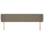 Cabecero de tela gris taupe 183x23x78/88 cm de , Cabeceros y pies de cama - Ref: Foro24-3117022, Precio: 58,42 €, Descuento: %