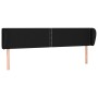 Cabecero de tela negro 183x23x78/88 cm de , Cabeceros y pies de cama - Ref: Foro24-3117020, Precio: 62,50 €, Descuento: %