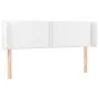 White synthetic leather headboard 147x16x78/88 cm by , Headboards and footboards - Ref: Foro24-3118719, Price: 68,53 €, Disco...