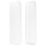 Cabecero de cuero sintético blanco 147x16x78/88 cm de , Cabeceros y pies de cama - Ref: Foro24-3118719, Precio: 69,77 €, Desc...