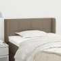 Taupe gray fabric headboard 83x16x78/88 cm by , Headboards and footboards - Ref: Foro24-3118746, Price: 41,97 €, Discount: %